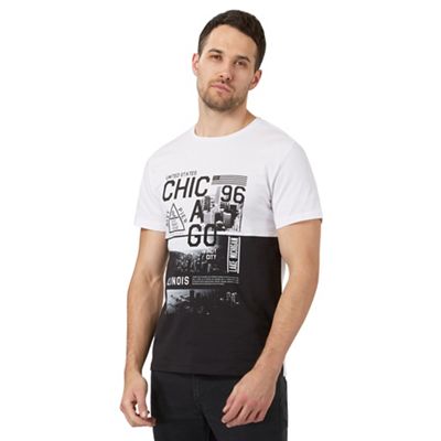 Big and tall white 'Chicago' t-shirt